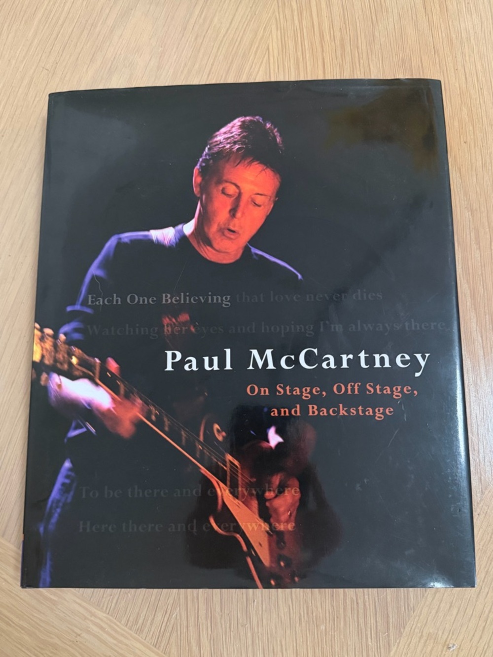 Paul McCartney 'On Stage, Off Stage, and Backstage' Hardcover Book